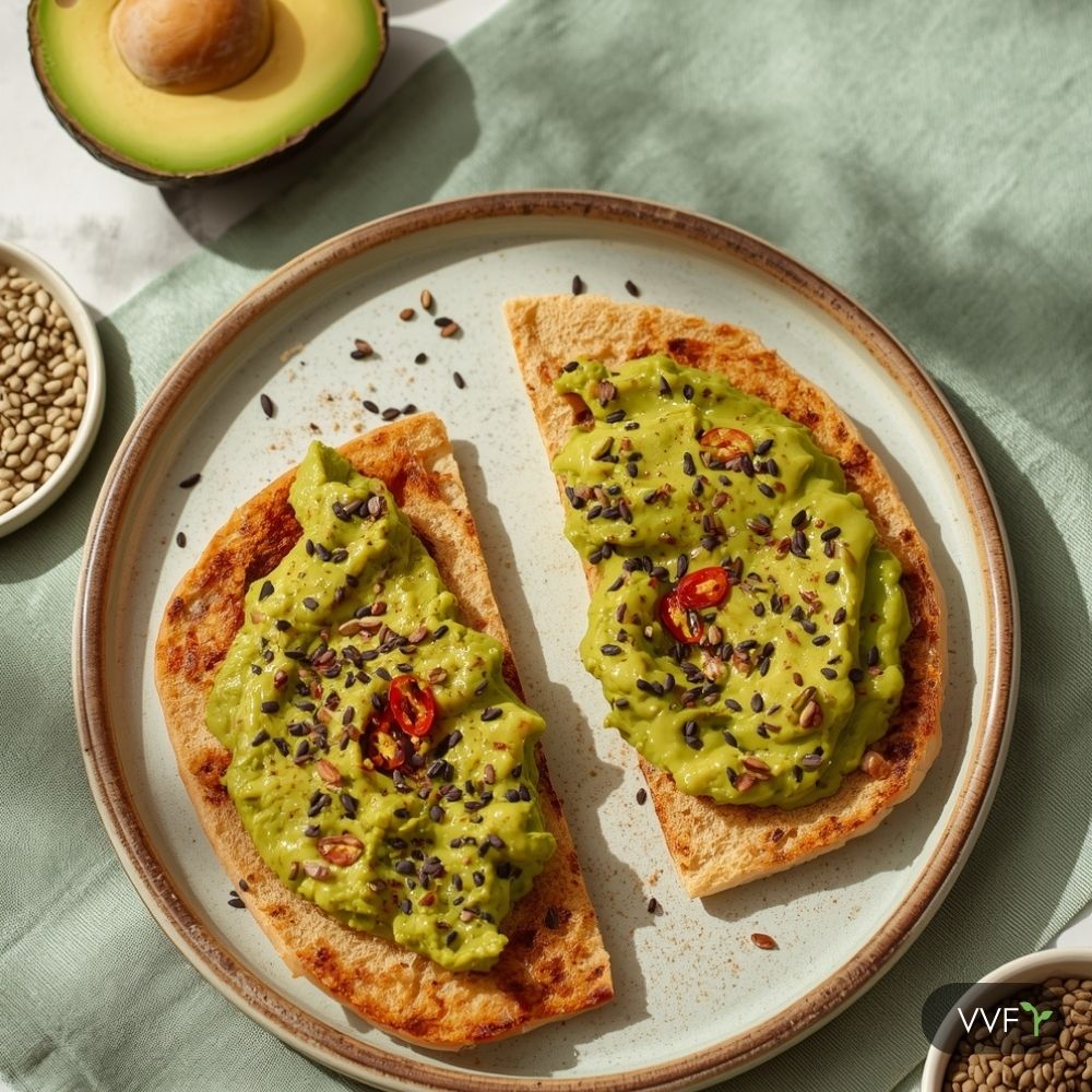 Crisp Quinoa Flatbread & Emerald&nbsp;Mash