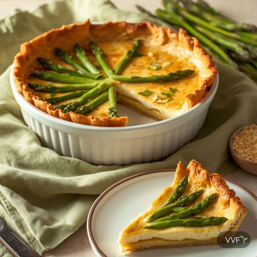 Golden Ruffle Asparagus&nbsp;Tart